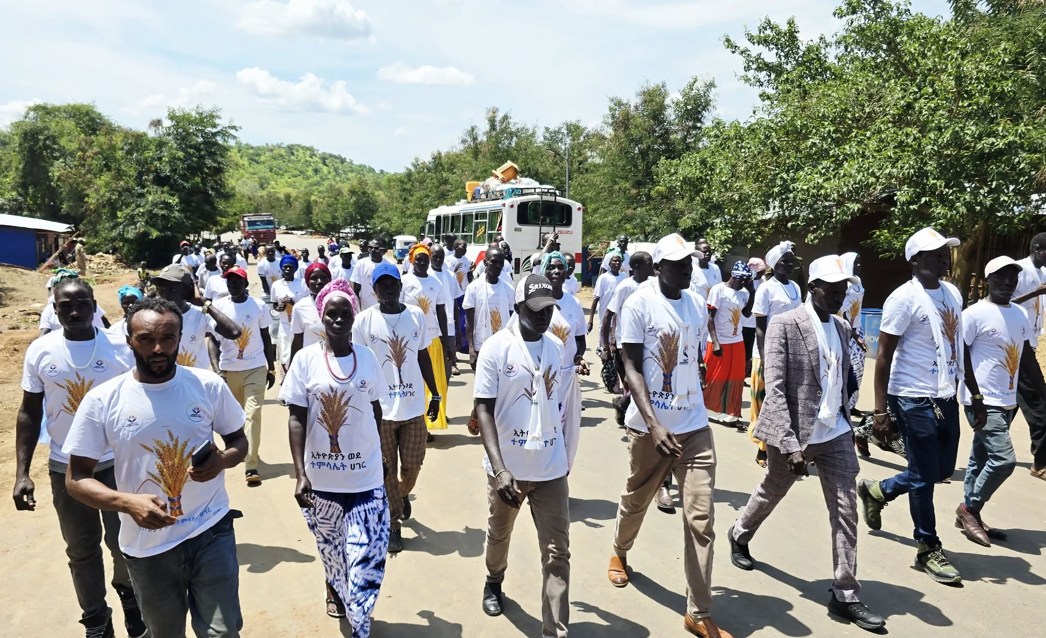 Dimma Woreda community mobilization and outdoor participation